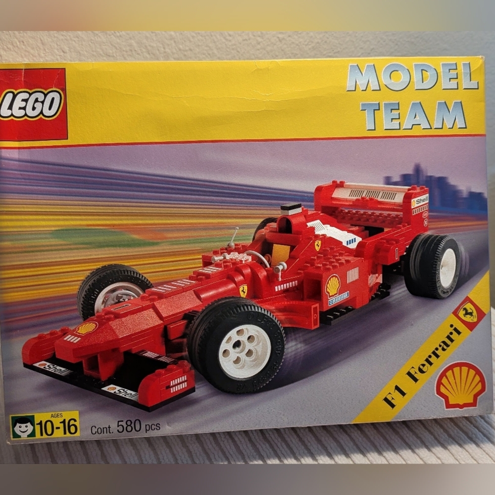 LEGO Model 2556 Team Red F1 Ferrari Race Car Set
